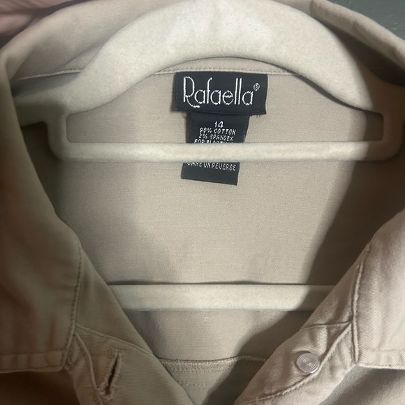 Women’s Size 14 Rafaella Khaki Blazer - Picture 3 of 6